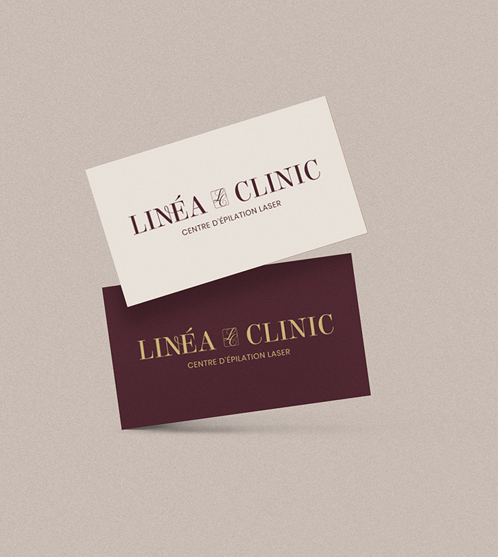 mockup carte de visite linea clinic